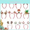 Schattige Kerst Hoofdband Met Strik En Gewei Perfect Voor Feestelijke Vieringen