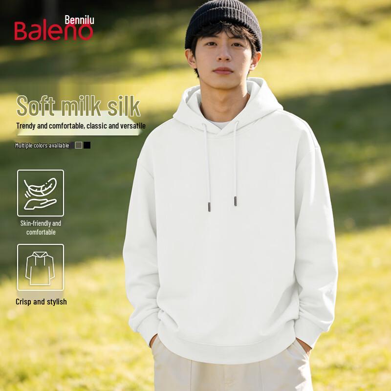Baleno Men s Loose Fit Heavyweight Hooded Sweatshirt XL