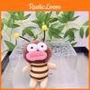 Super Soft Delightful Bumblebee Keychain Cute Cartoon Plush Perfect For Young Girls