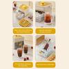 Ice Cube Mold with Lids And Container Press-to-release Ice Tray Double Layer