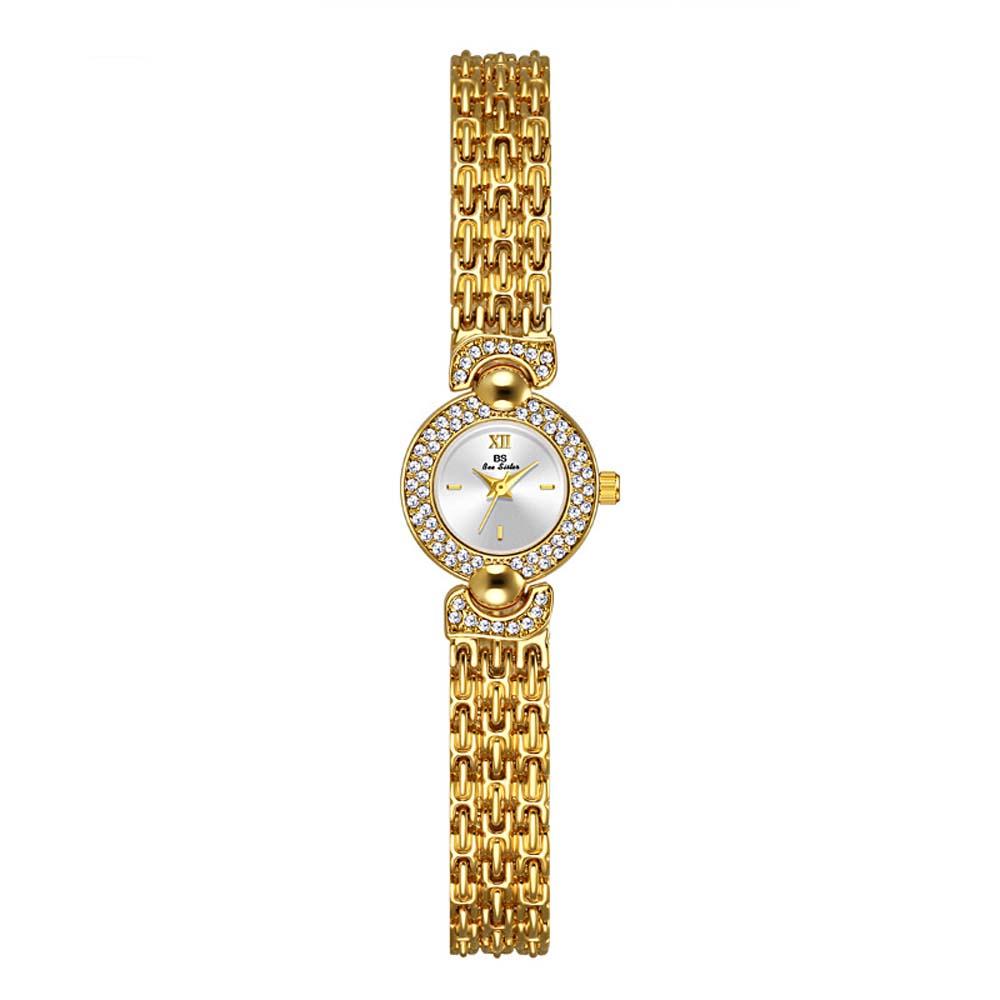 BS Minimalist Silver Woman Watch High Quality Small Dial Quartz Ladies Watches Daily Wear Fashion Wristwatch Accessory Gift