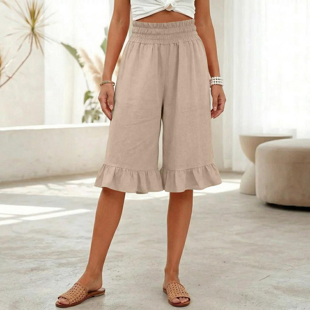 Damen Palazzo-Hose, Sommer, lässig, fließend, weites Bein, Strand, Reisen, Urlaub, Outfits