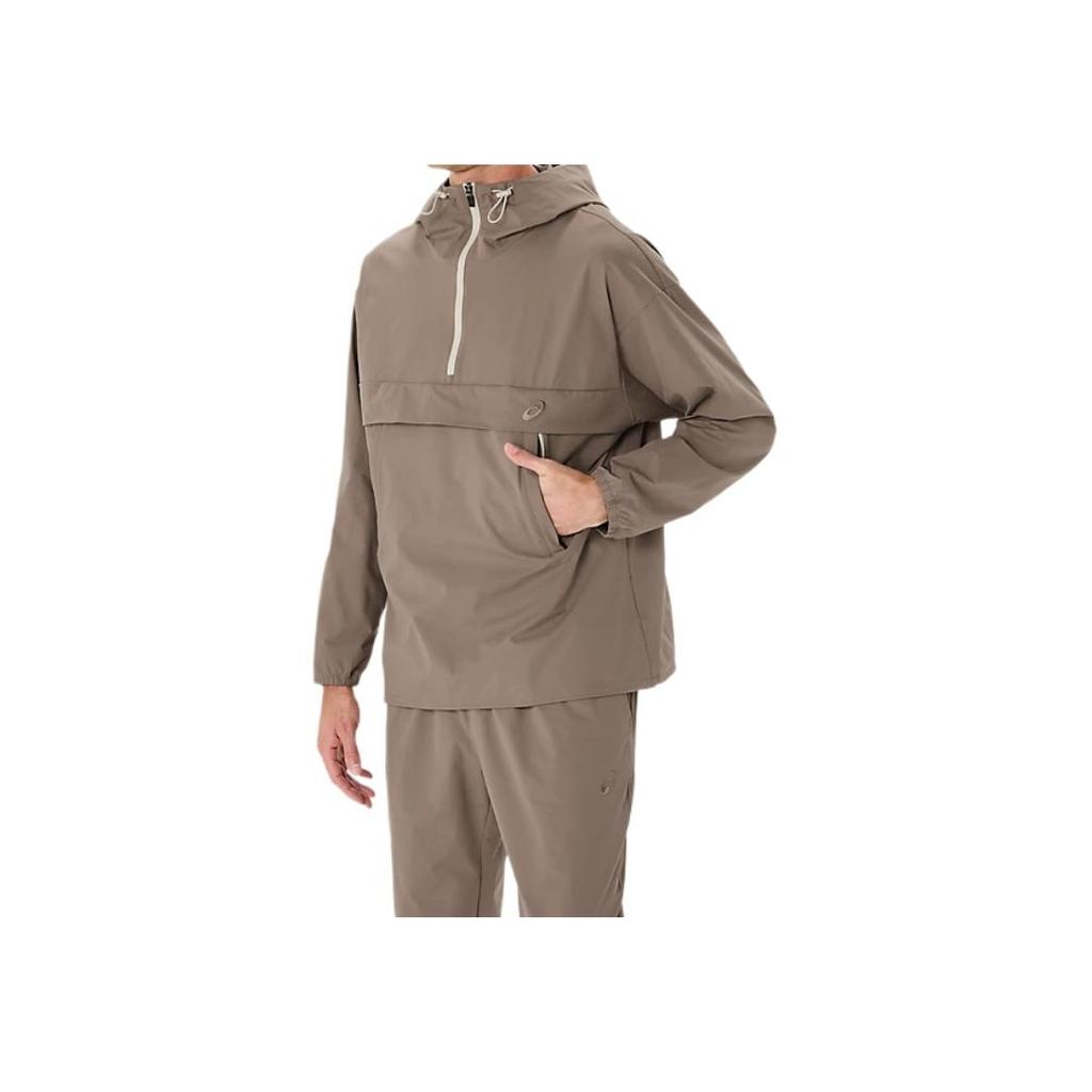 Asics Casual Sports Fashion Classic Jacket Men Jacket Light-Gray Brown 2031E893-020