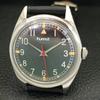 VINTAGE HMT HAND-WINDING INDIAN MENS BLACK COLOR DIAL WATCH A702806-1 R211-a702806