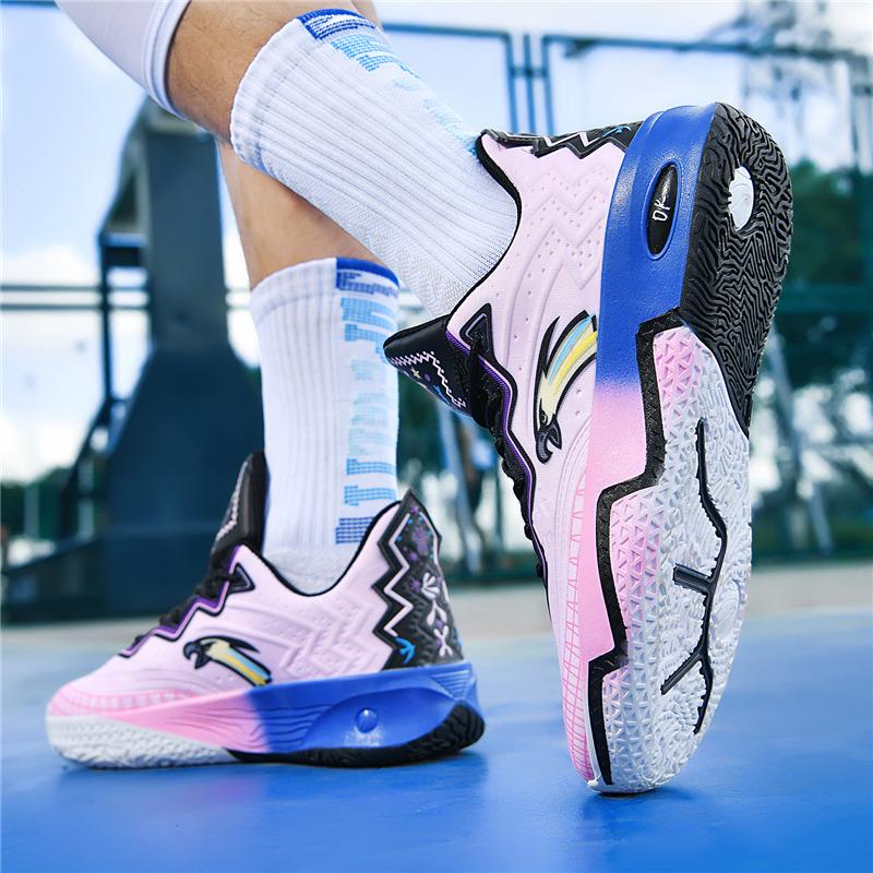 Fashion Basketball Sneaker Man Breathable Mesh Men's Basketball Shoes Anti-slip Wearable Basketball Sneakers for Men Baloncesto
