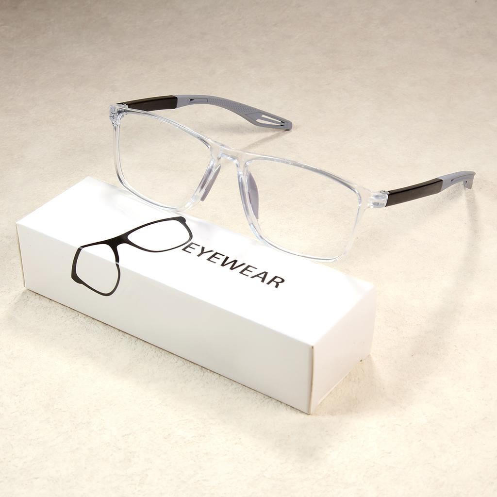 1/2PCS Reading Glasses Anti Blue Light Elderly Eyewears +100 +150 +200 +250 +300 Men Women's Large Frame Eyeglasses