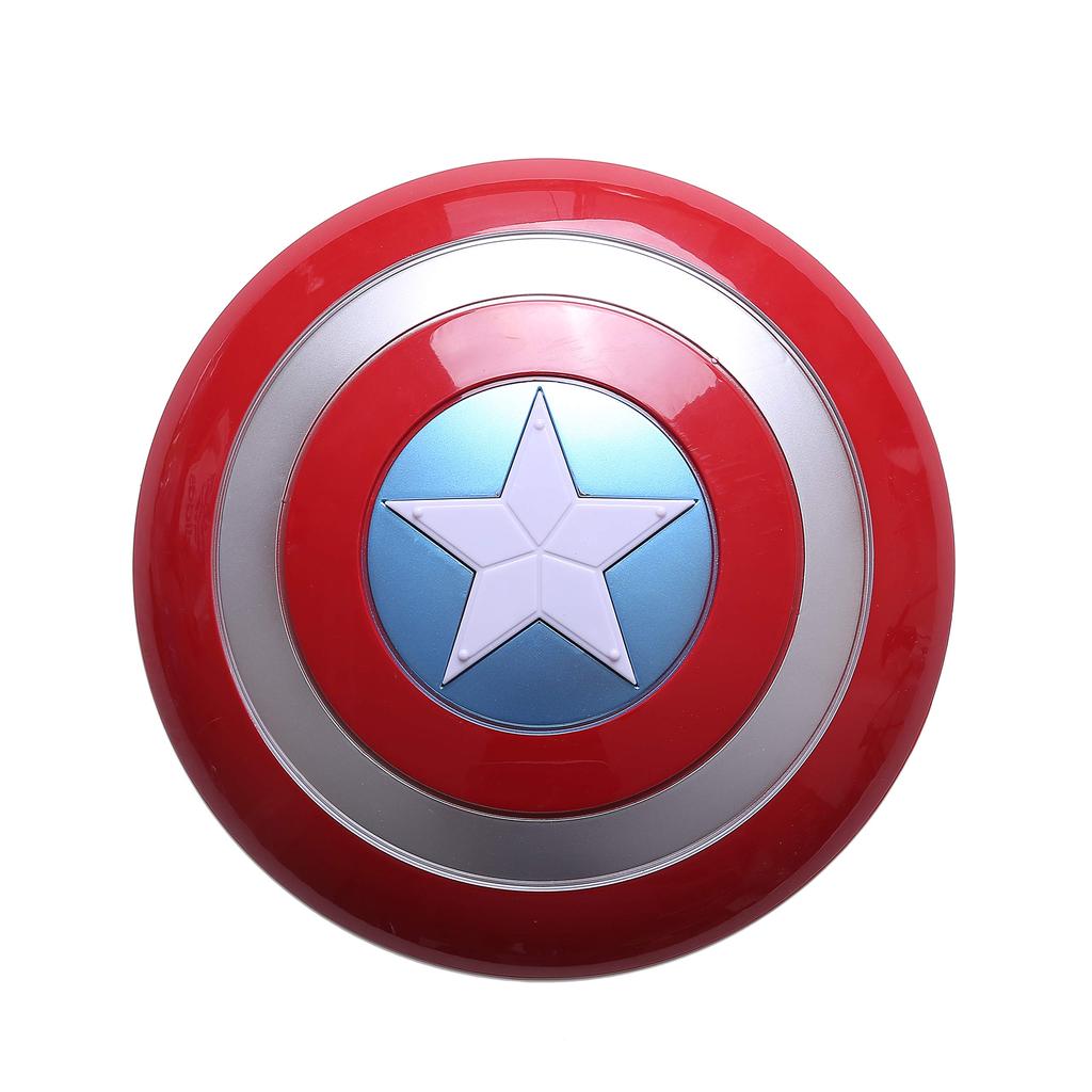 SCLYX Costume Prop Captain America Shield Diameter 32cm Captain America Cosplay Prop Kids Children Cosplay Prop Shield Only Can Be Worn On the Arm