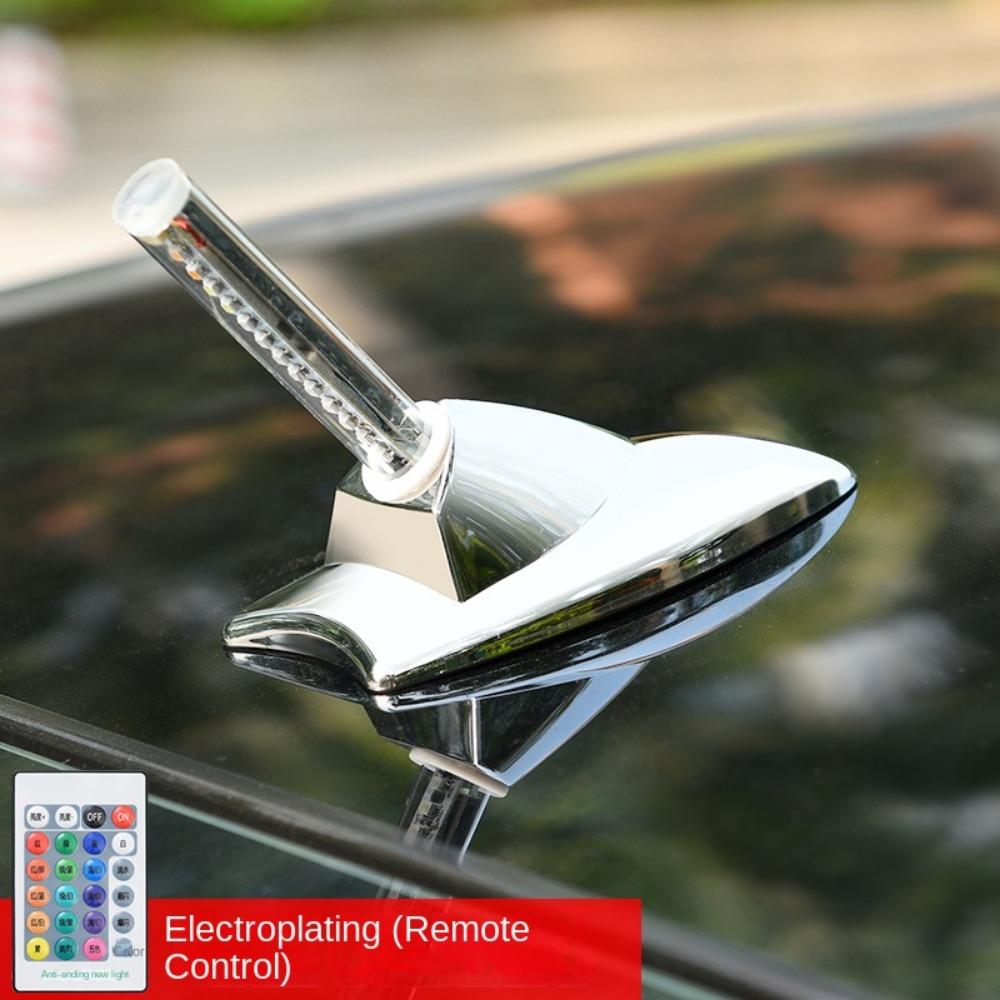 

Противостолкновительный автомобильный фонарь Противостолкновительный фонарь Задний предупреждающий фонарь Крыша автомобиля Внешнее украшение Silver Remote Control
