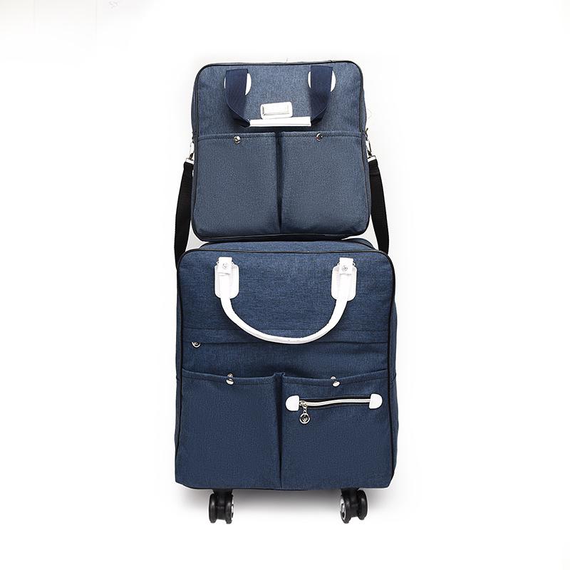 Universal Wheel Carry-on Trolley Bag: Lightweight Travel Luggage for Mother and Child