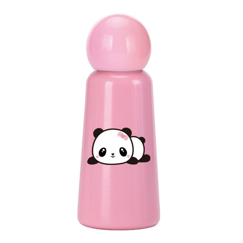 Stainless Steel Thermos Cup 350Ml Cute Student Children'S Printed Water Cup Portable Outdoor Sports Water Cup