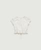 Deobanes Fiona Lace Trim Blouse_Ivory