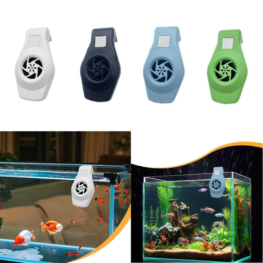 Water Cooling Fan Chiller Compact Heat Dissipation Fish Tank Cooling Fan for Freshwater and Saltwater