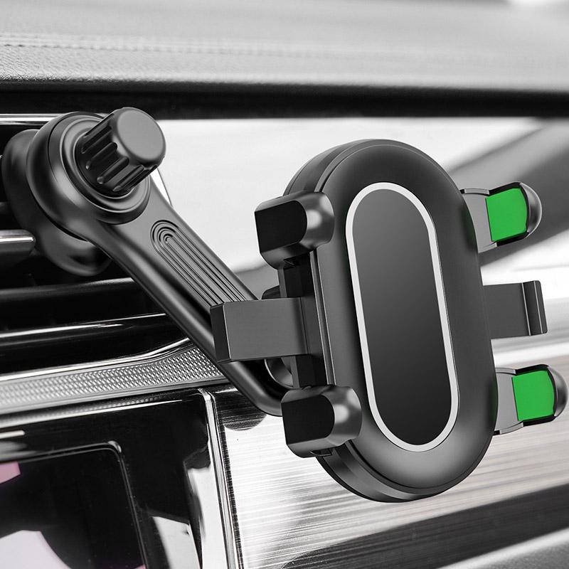 Car Phone Holder Base: Non-Obstructive Side Vent Mount for In-Car Navigation