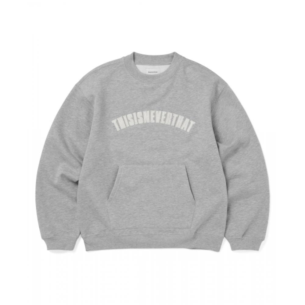 Thisisneverthat Pocket Crewneck Heather Grey S