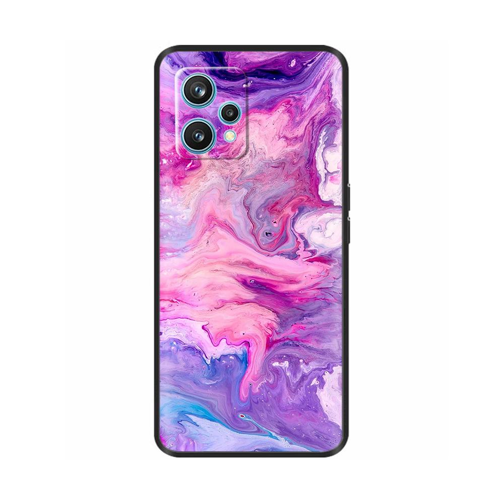 For Realme 9 Case Cover Lovely Plants Cartoon Cases for OPPO Realme 9 4G RMX3521 Realme9 Phone Case Soft Silicone fundas coque