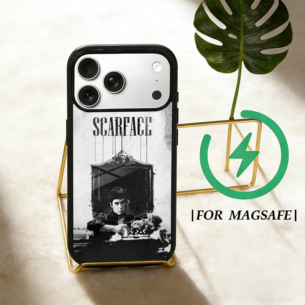 Classic Movie Scarface  Phone Case For iPhone 17,16,15,14,13,12,Plus,Pro,Max for Magsafe Magnetic Wireless Charging