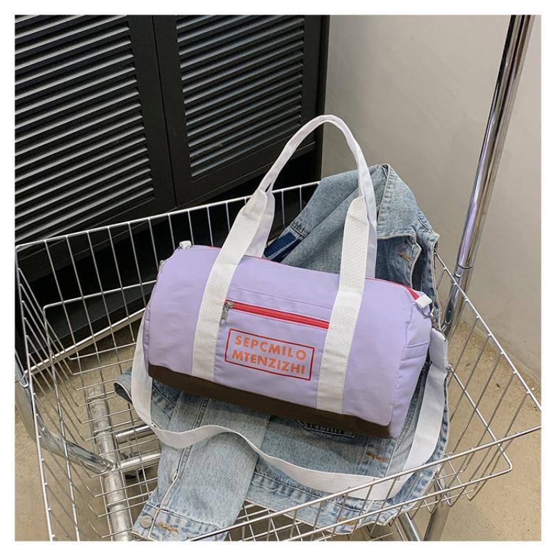 Sports Fitness Bag Short Leisure Travel Bag Girls Crossbody Shoulder Bag Tote Handbag