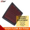 R-EP Car High Flow Performance Air Filter Fits For Ford Fiesta EcoSport Figo KA Transit B-Max Replacement Reusable Washable