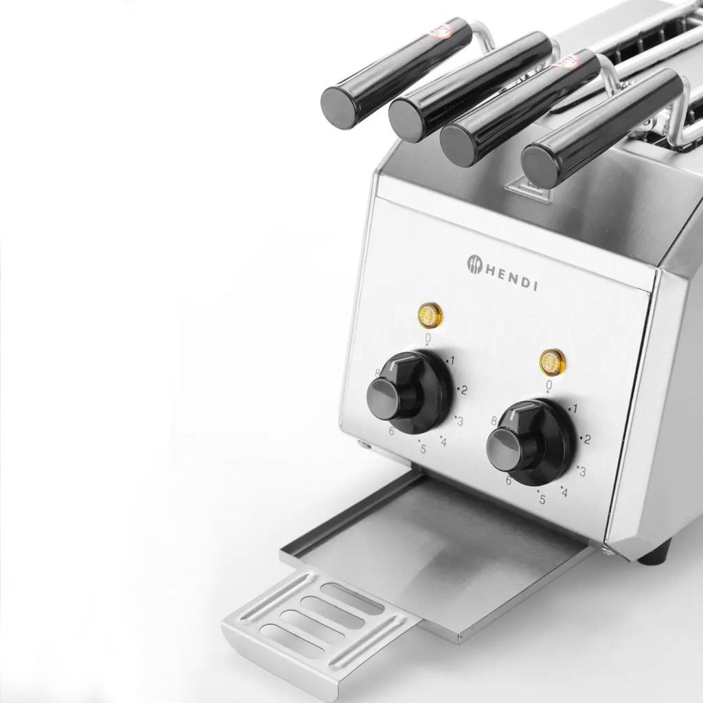 Double Sandwich Toaster With Timer - Hendi 261163