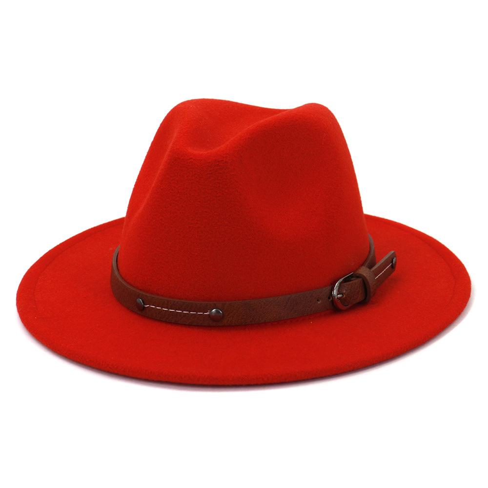 Fedoras Winter Hut Für Frauen 59-61 CM Männer Panama Gefilzt Jazz Hüte Neue Trilby Kirche Kappe sombreros de mujer