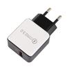 3A QC3.0 Fast Charger: 5V/9V/12V Mobile Phone Travel Charging Head