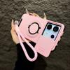 Armor Magnetic Case for Redmi Note 14 13 Pro Plus 5G 4G  Xiaomi 14T Pro With Lanyard Slide Camera Protection Shockproof Cover