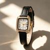 Vintage Rechthoekig Dameshorloge met Leren Band - High-End, Modieus Ontwerp voor Studenten