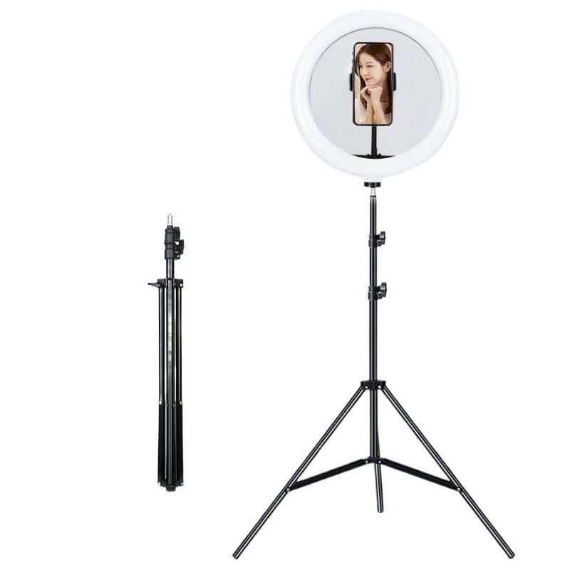 2025 Selfie-Stick-Stativ mit integriertem Fülllicht für mobile Live-Übertragungen