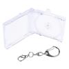 Blank Disc Case Keychain For Keychains Backpack Hanging Decor Chain Clip Creative Acrylic Disc Hanging Charm Clip