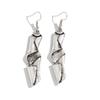 DIEZI Punk Vintage Irregular Choker Necklace Earrings Ring Set For Women Fashion Gold Silver Color Clavicle Jewelry Set