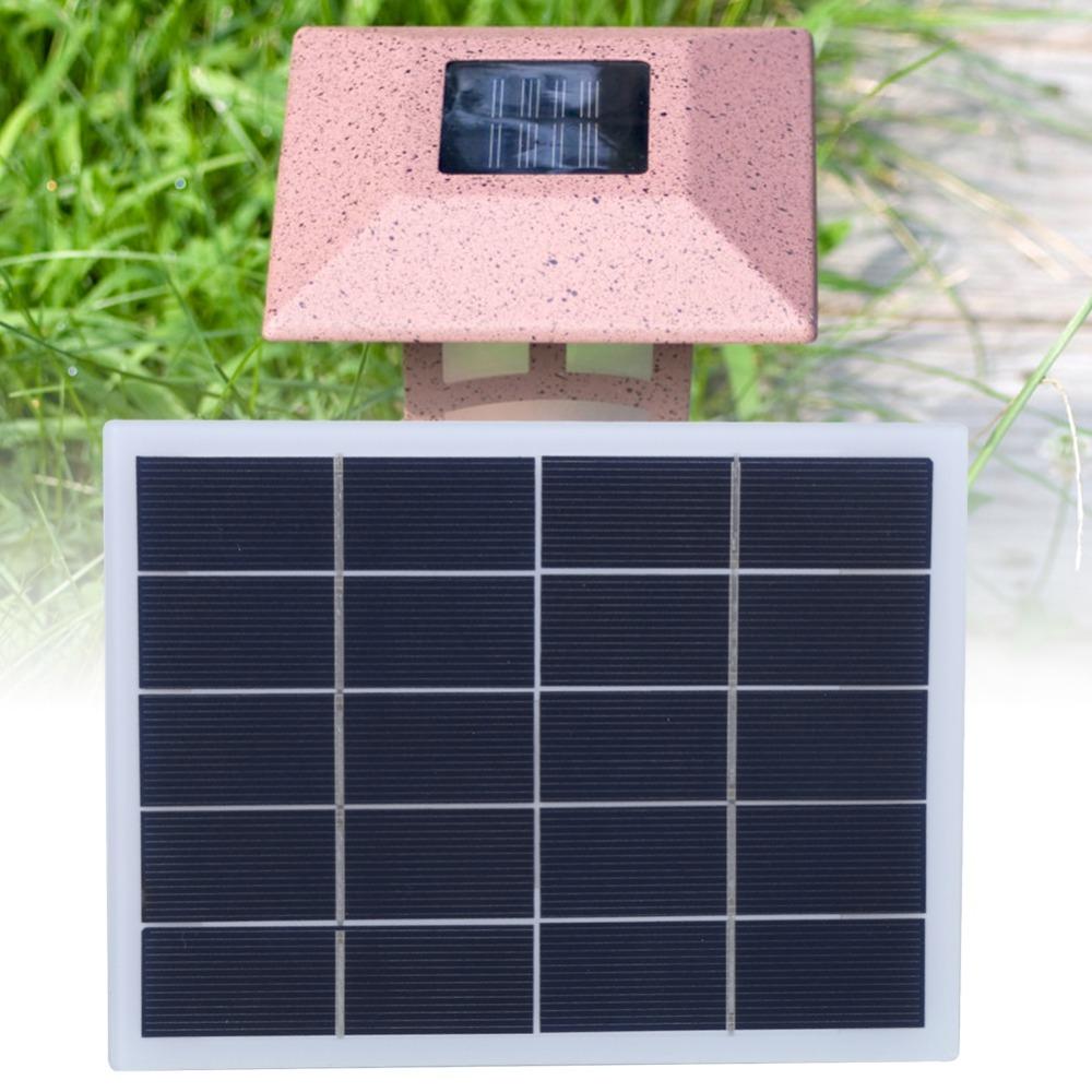 DC Output Polycrystalline Silicon Solar Panel Mini Portable Solar Panel  Home Garden Lamp