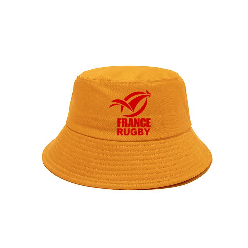 France Rugby Bucket Hat Cap Unisex Women Unisex Panama Cap Outdoor Summer Adjustable France Rugby Bob Caps MZ