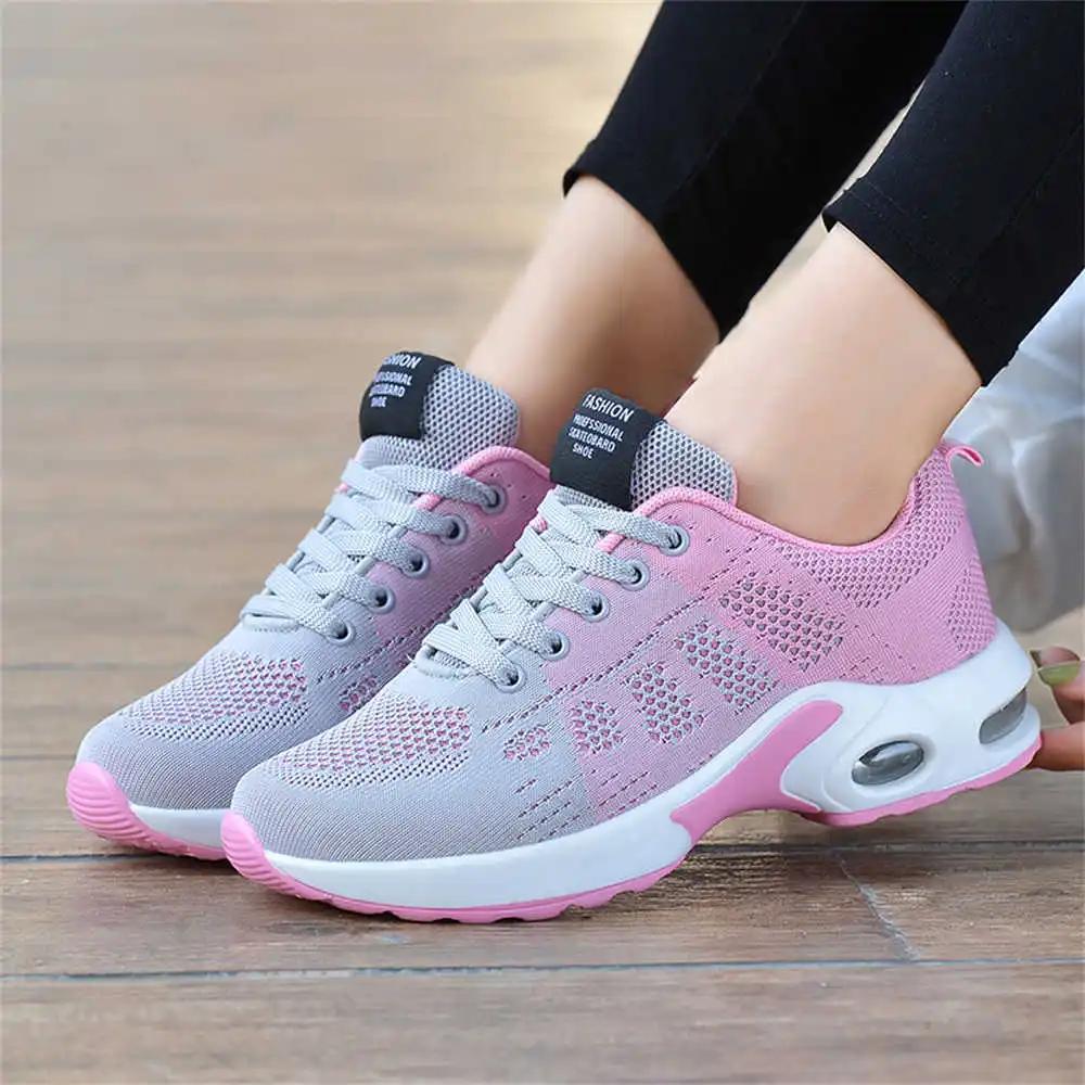 Fashion Ventilation 37-38 Gray Sneakers Loafers Shoes For Women Sport Sports Moccasins Shoess Tines New Fast Premium Low Cost