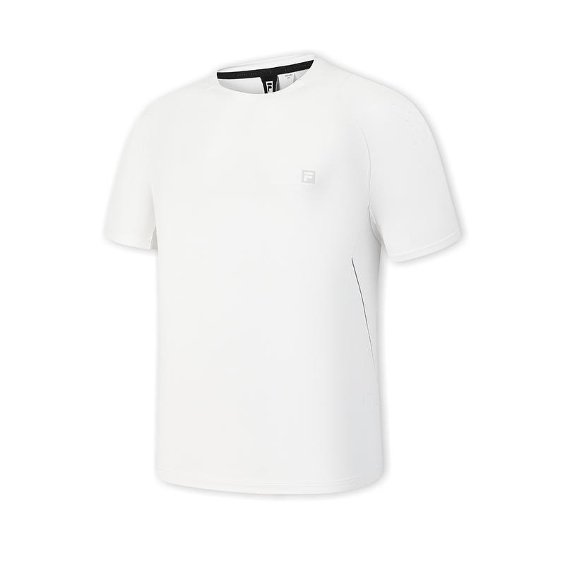 New FILA T Shirts Men's Mist White A11M431116FWT