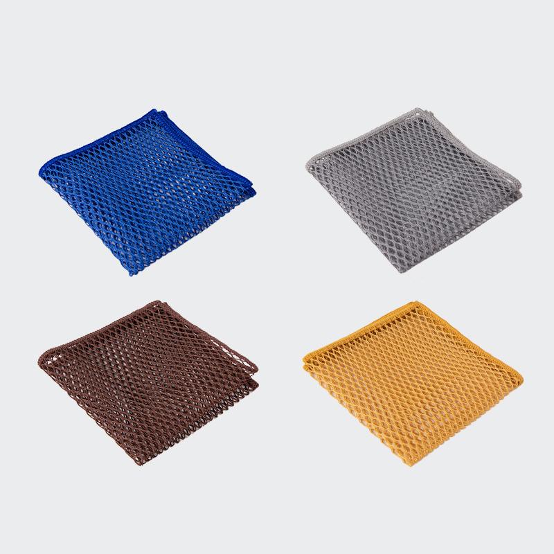 3/5/10 Peças Pano de Limpeza de Malha Pano Esfregão Reutilizável para Panelas Frigideiras Pratos Fibra Extradensa Multiusos Não Arranha Substituição Lã de Aço