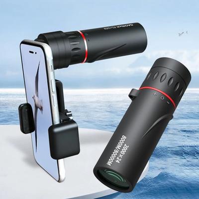 2000 Zoom-Teleskop HD Tragbares, starkes Fernglas Monokular-Teleskop Outdoor Mini-Telefonclip-Stativ Camping Vogelbeobachtungs-Teleskope Camping