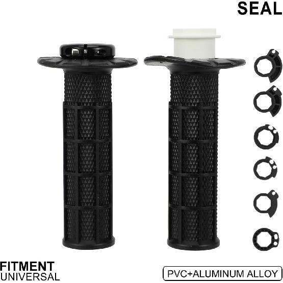 Motorcycle Lock-On Grips 7/8”Handlebar Handle Universal For KLX 140 KLX300R CRF250F CRF300L YZ250F YZ450F DRZ400 TW200 YFZ450 Dirt Pit Bike ATV