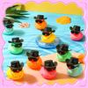 12/24/36 Sets Cowboy Rubber Ducks Bulk For Ducking Cool Rubber Ducks  Rubber Ducks With Mini Hat Necklace Party Favors