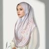 Multiple Colors Printed Arab Lady Headscarf Breathable Hijab Head Wrap  Malaysia