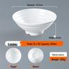 JingJingRS White Melamine Noodle Bowl