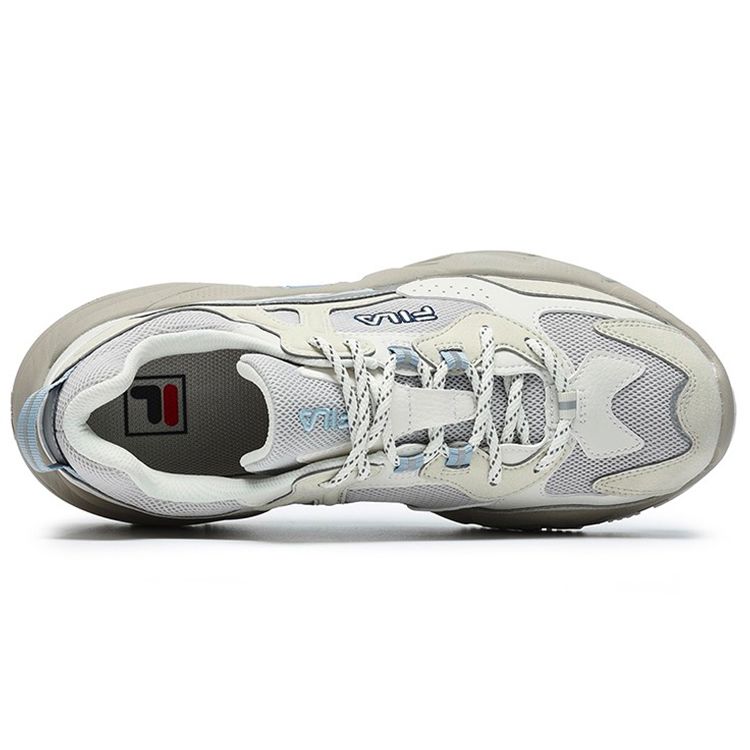 Fila Predator 2 Fabric Leather Retro Comfortable Low-Top Lifestyle Shoes Men Sneakers Gray Green F12M232140FVS