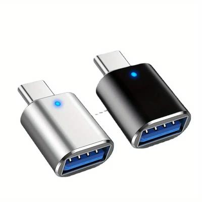 Adaptér typu C na USB, 3.0 zásuvkový adaptér Otg Převodník kompatibilní s Macbook Pro 2019/2018/2017 a dalšími Typ