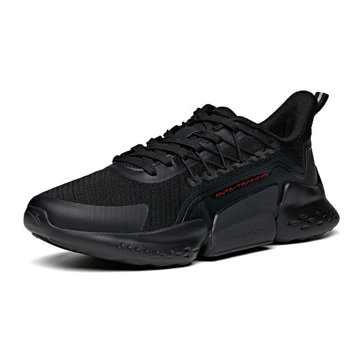 Anta Low Top Training Shoes Men Sneakers Black 112117785-4