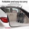 Foldable Large Capacity Camping Cart Staircase Thicked Wheels Telescopic Handle Folding Shopping Cart Trolley Camping Trailer