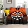 Shakhtar Donetsk Crest Design Blanket Suitable for Sofas, Beds, Offices, And Camping - Perfect Gift for Halloween Christmas