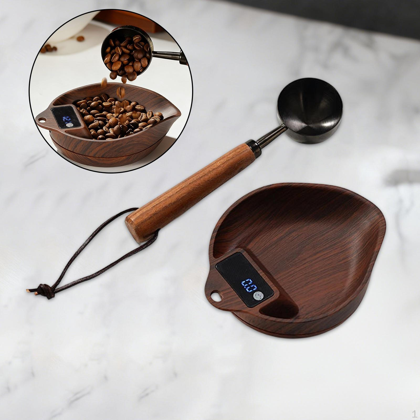 

Coffee Scale Portable Electronic Scales Bean Tray for Household Cafe Shops