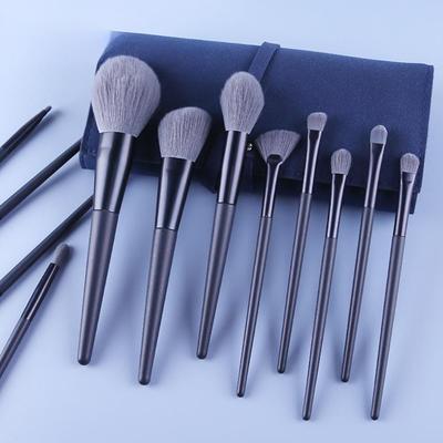 Make-up-Pinsel-Set, 10-teilig, weicher und schnell trocknender Pinsel, Rouge-, Lidschatten-Pinsel, Foundation-Pinsel, Beauty-Tool-Set