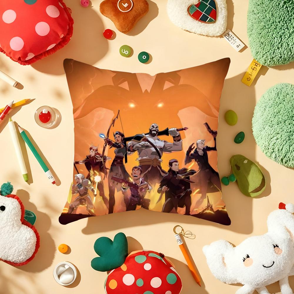 The Legend V-vox Machina Pillow Case Plush Fabric Soft Double-Sided Printed Sofa Warm Winter Home Gift Cushion Cover