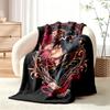 Attack on Titan blanket Flannel Blanket Soft Cozy Plush Throw for Sofa Bed Lightweight Home Decor