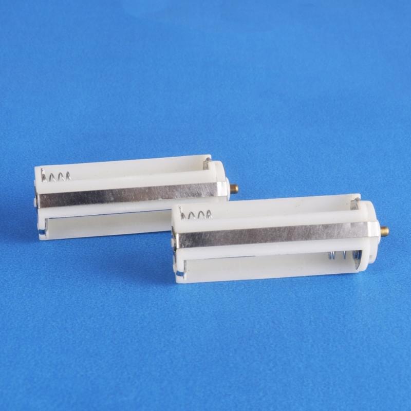 Zylindrischer Typ Kunststoff Batterie Konverter Adapter DIY 3AAA Batterien Halter Fach Racks Gehäuse Box Konvertierer Schalter